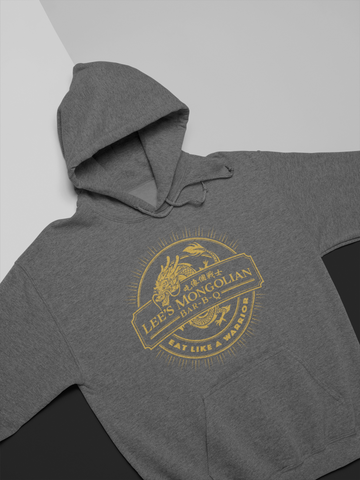 Lee's Dragon Pullover Hoodie - Old Gold